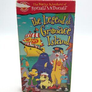 Vintage VHS The Wacky Adventures of Ronald McDonald The Legend of Grimace Island